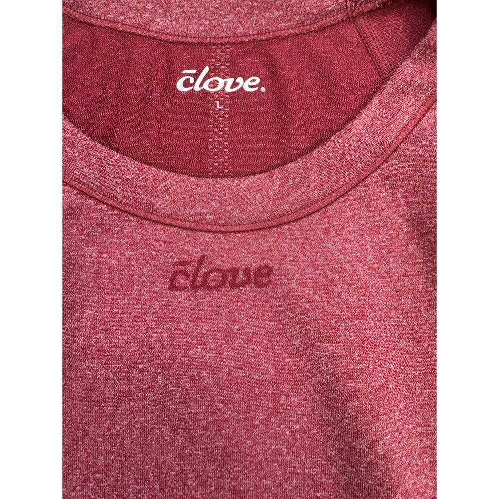 Clove Featherlite Underscrub Bundle Large Maroon Long Sleeve Tops NEW (2-Bundle) - Picture 10 of 10